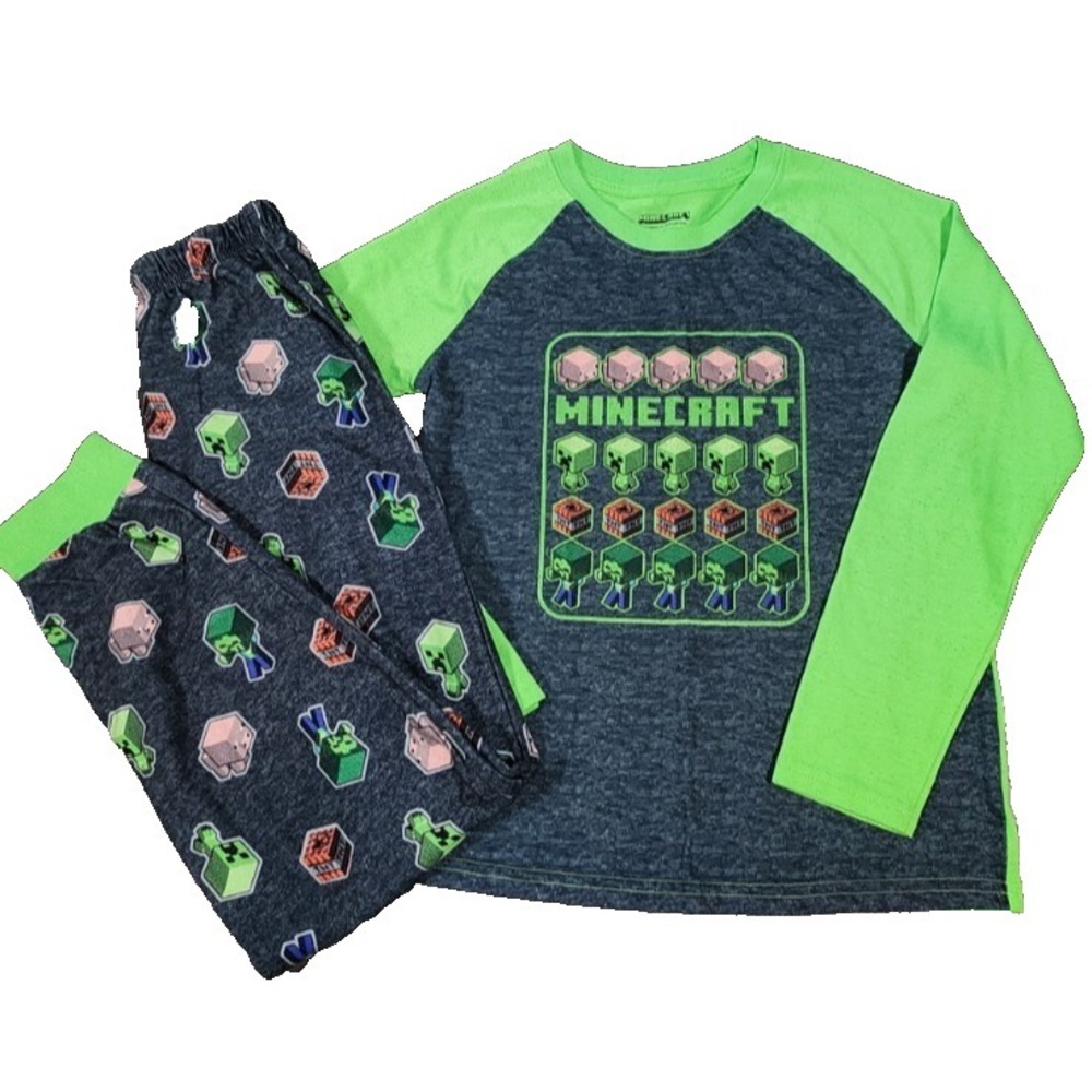 Minecraft‎ Pajama Set Boys Size 10/12